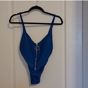 NWOT No Boundaries blue swimsuit